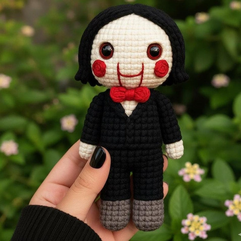 Billy Doll Crochet Pattern: Amigurumi Horror Doll (PDF Digital Download)