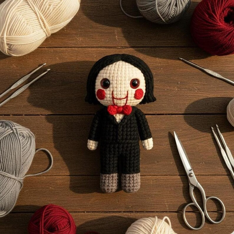 Billy Doll Crochet Pattern: Amigurumi Horror Doll (PDF Digital Download)